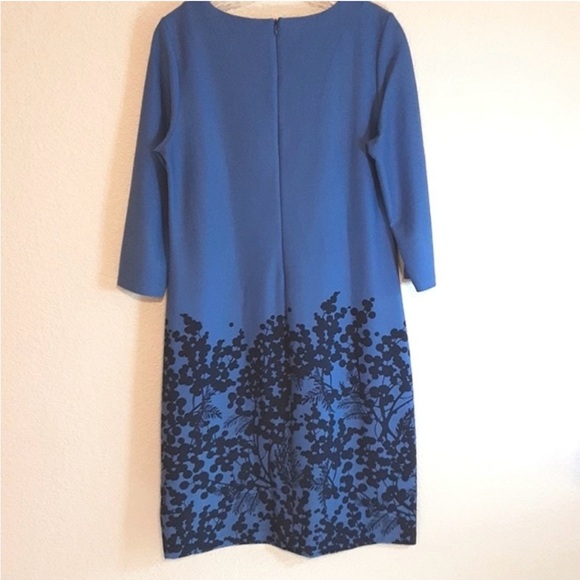 Boden NEW NT Lily Ponte Wisteria Branch Sheath Dress 8L - Picture 2 of 4